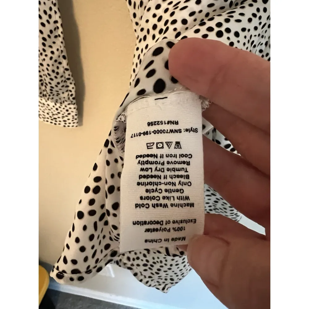 NEW Avec Les Filles Style: SNW70000-199-0117 Color: White/Black Tie Dress Size S - Image 5