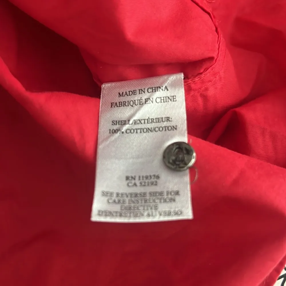 Helmut Lang Asymmetric Sleeveless Button Down Red Size Medium - Image 8