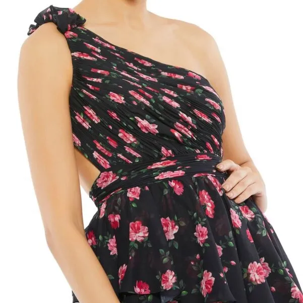 Ieena for Mac Duggal 70246 One Shoulder High Low Dress. Size 0. H - Image 3