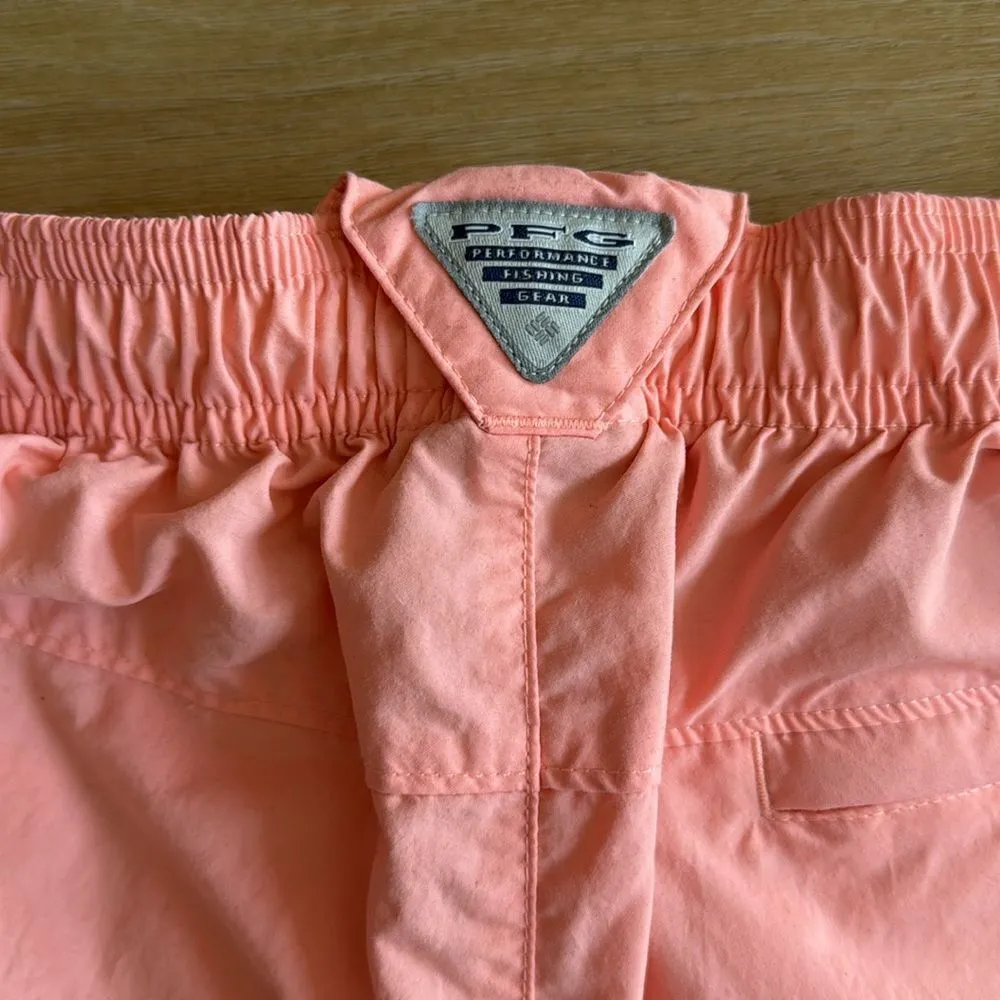 Columbia Women’s PFG Backcast Water Short Neon pastel Orange pink Medium - Image 12