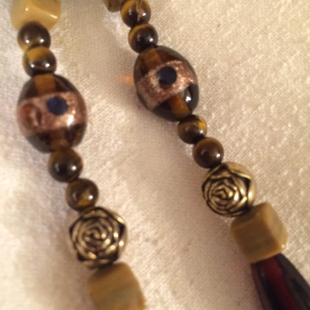 African Artisan Handmade Beaded Necklace Cote D’Ivoorw - Image 2