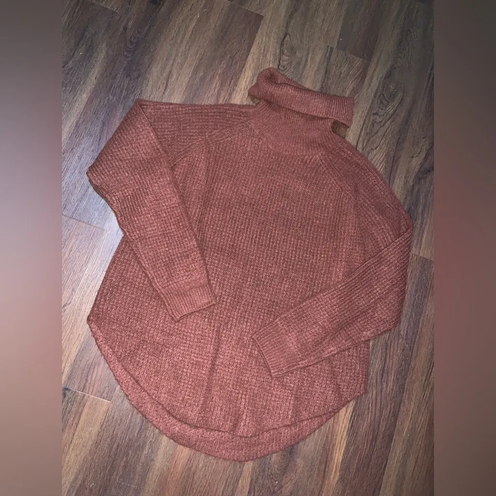 KÜHL Women's Sienna Sweater brown thick XL knit fall turtleneck casual $90 - Image 4