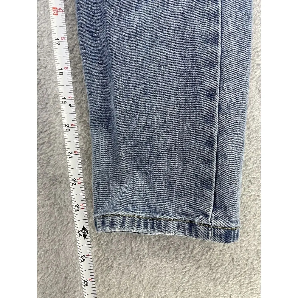 Everlane Women's Blue Denim Jeans Size 25 Crop Organic Cotton Blend - Image 8