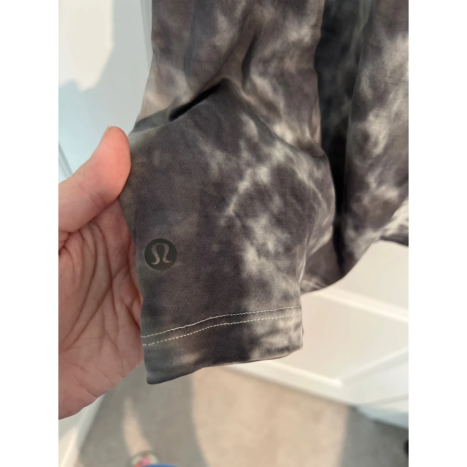 Lululemon All Yours Tie Dye Sleeveless Athletic Tank Top Graphite ptp21 - Image 5