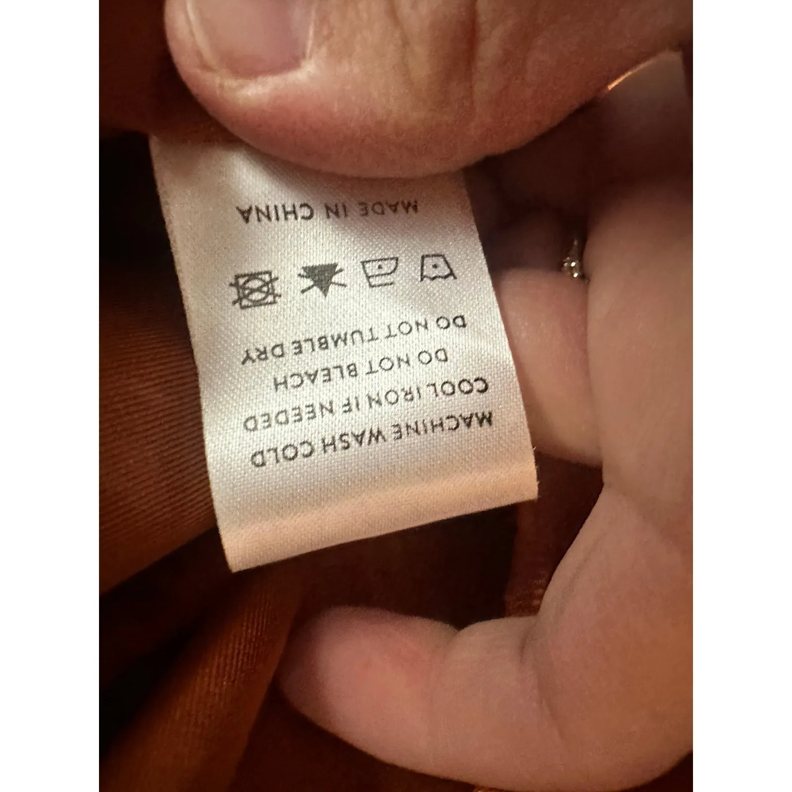 BALTIC BORN Dark Orange Brown Danielle Embossed Floral Velvet Wrap Dress sz XS - Image 14