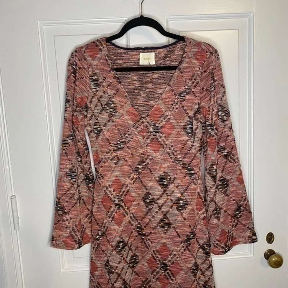 Anthropologie Maeve Erina Bell Sleeve Dress XS - Image 5