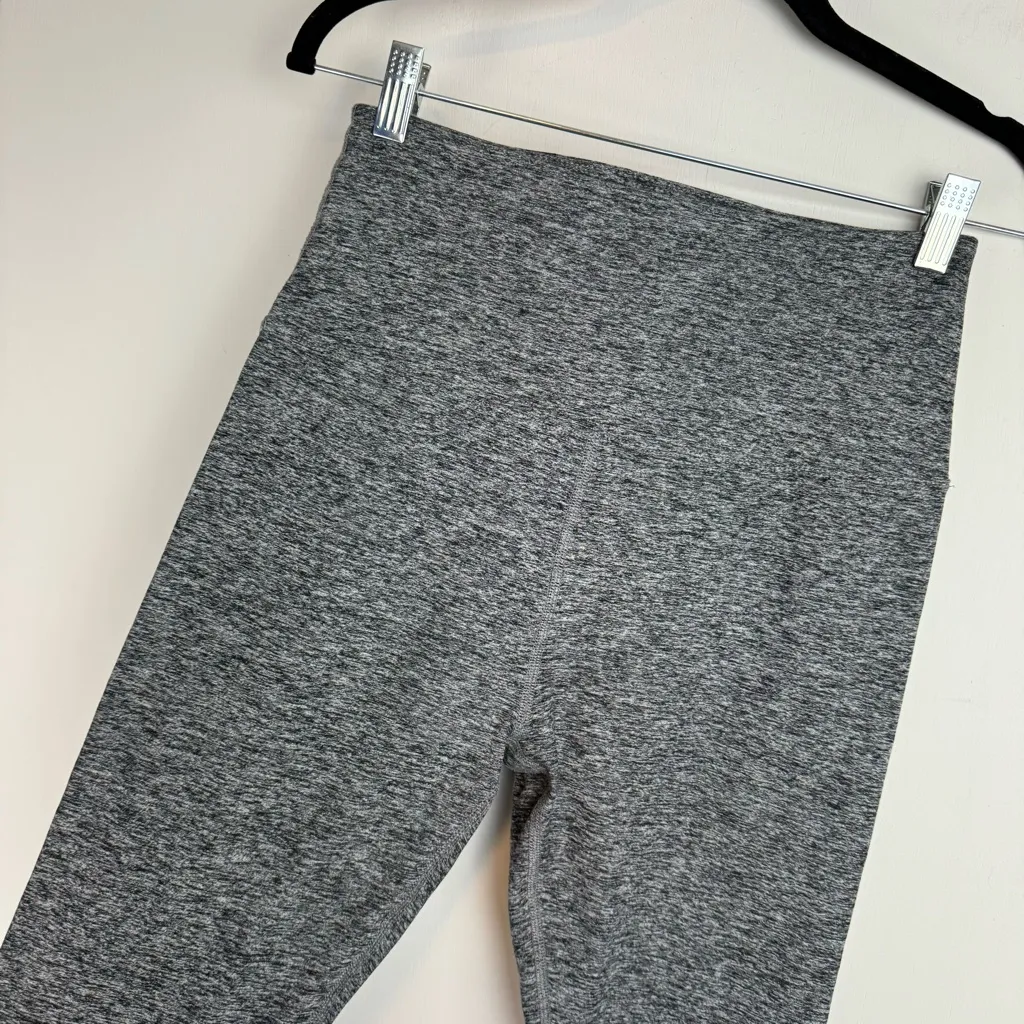 Beyond Yoga Spacedye Walk and Talk High Waisted Heathered Gray Leggings Sz Large - Image 6