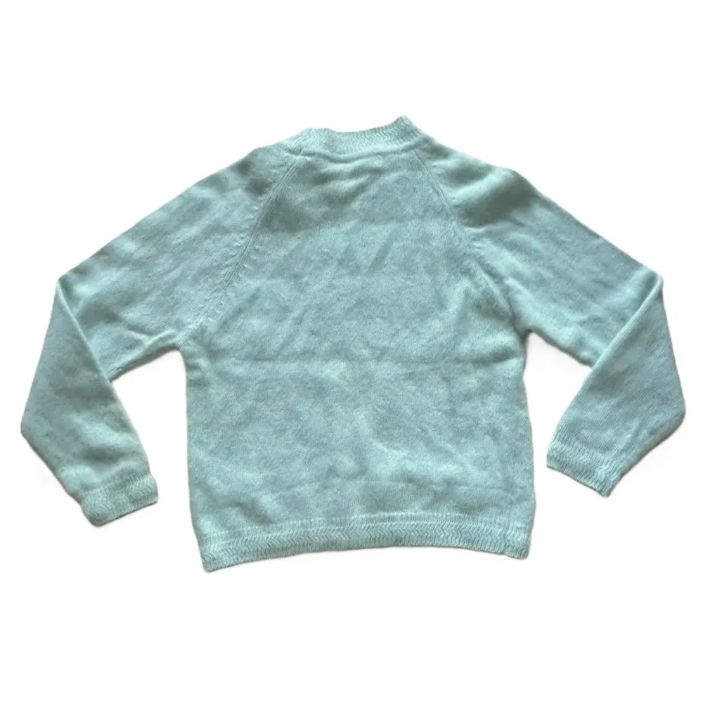 Vintage Chaus Angora Mock Neck Sweater Size M Seafoam Green Size M - Image 2