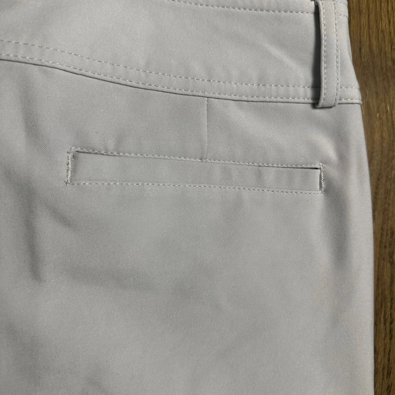 Pebble Beach Performance Women's Golf Capri Pant Crop Lightweight‎ stone Size 6 Blue - Image 3