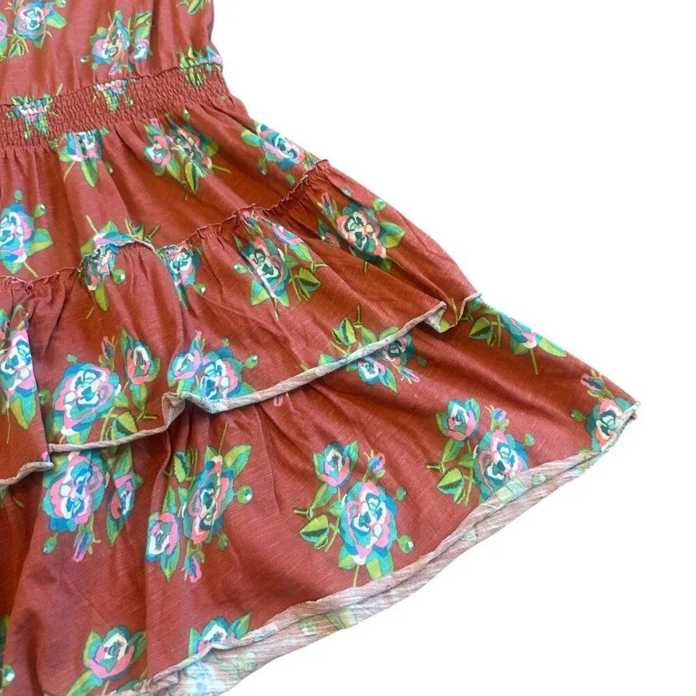 Matilda Jane Brilliant Daydream Looks to Frill Dress Brown Floral Size XS Womens - Image 4