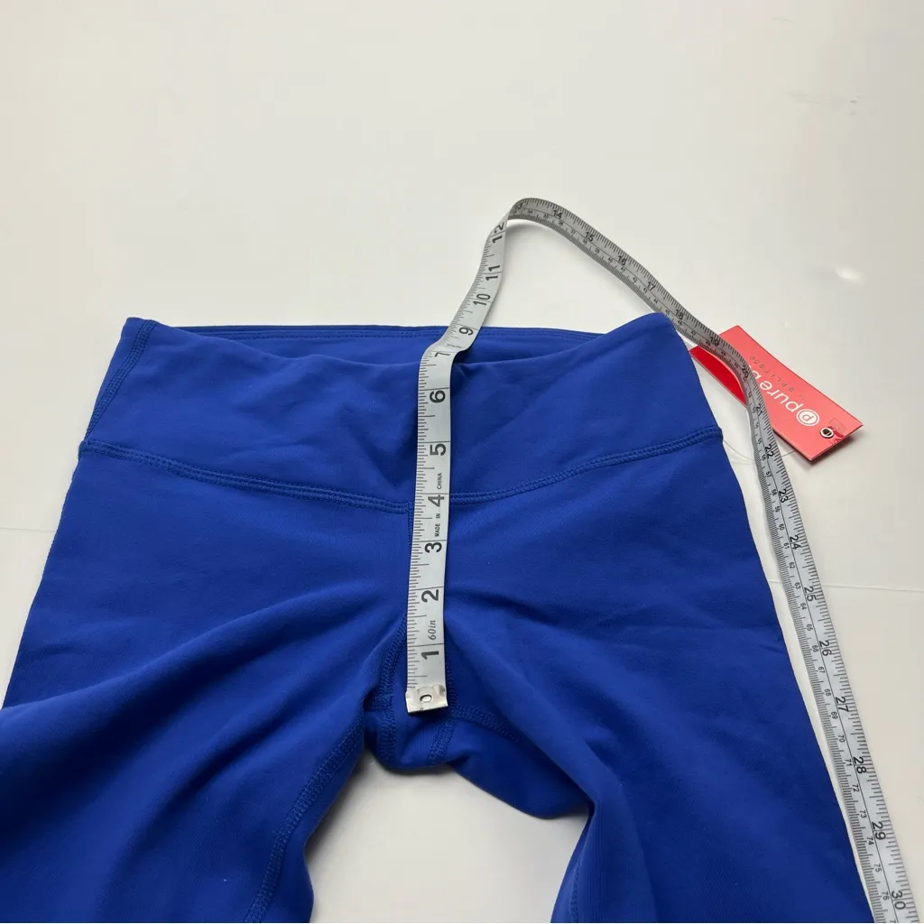 PURE‎ BARRE Splits59 Womens Size XS Leggings Blue Lycra Stretch Ribbed Leg NEW - Image 7