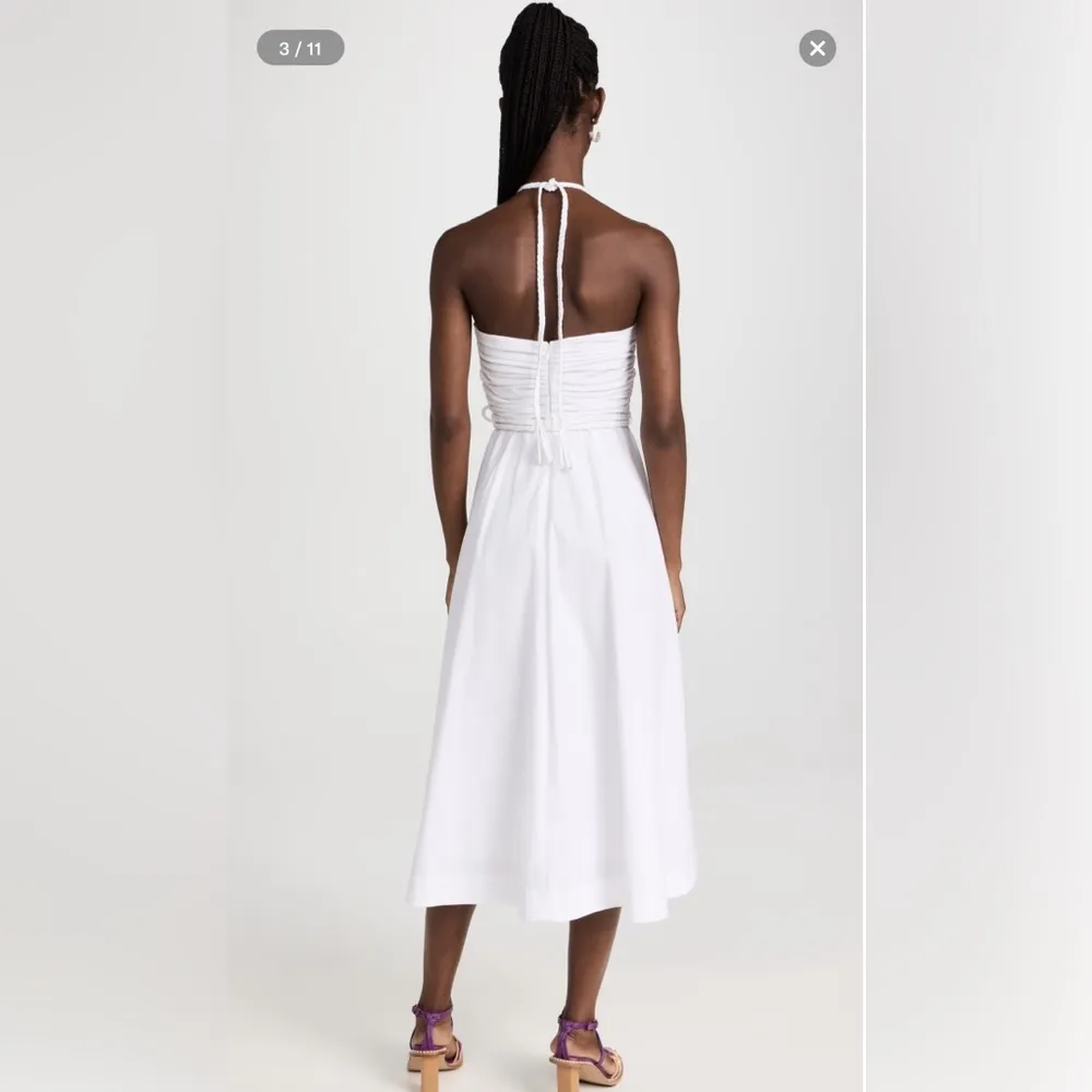 VERONICA BEARD TUCKER DRESS, White, Size 4, $548 - Image 9