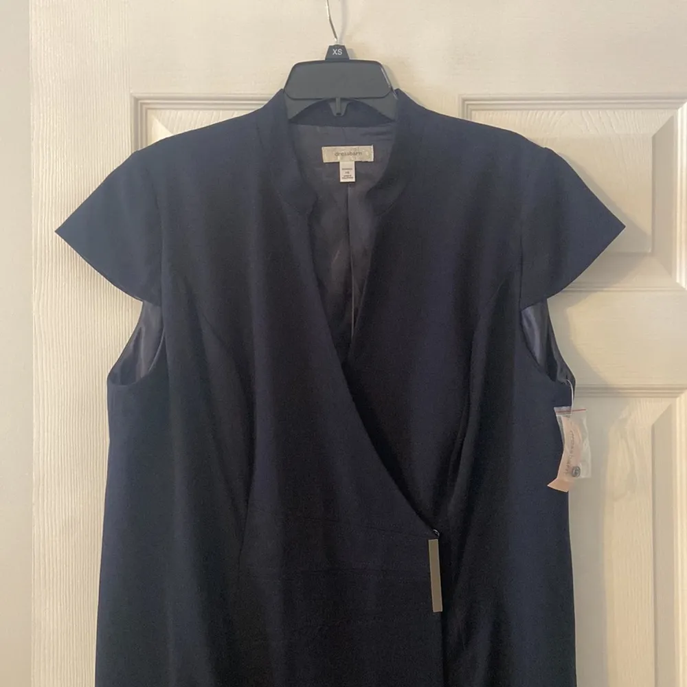 DRESSBARN navy blue women’s dress size 16W brand new with tag length 42” bust 42 - Image 2