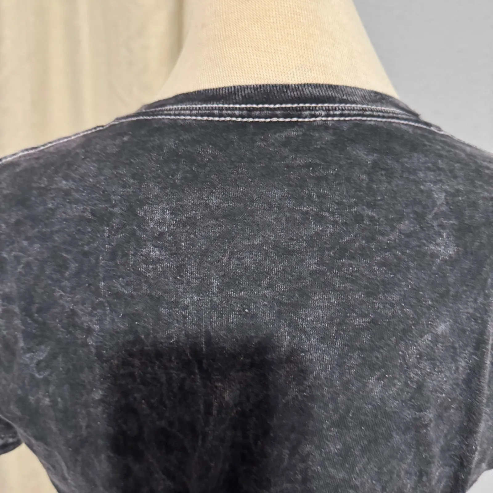 Spongebob Squarepants The Scream Art Crop Women Black T Shirt XS Graphic Tee - Image 7