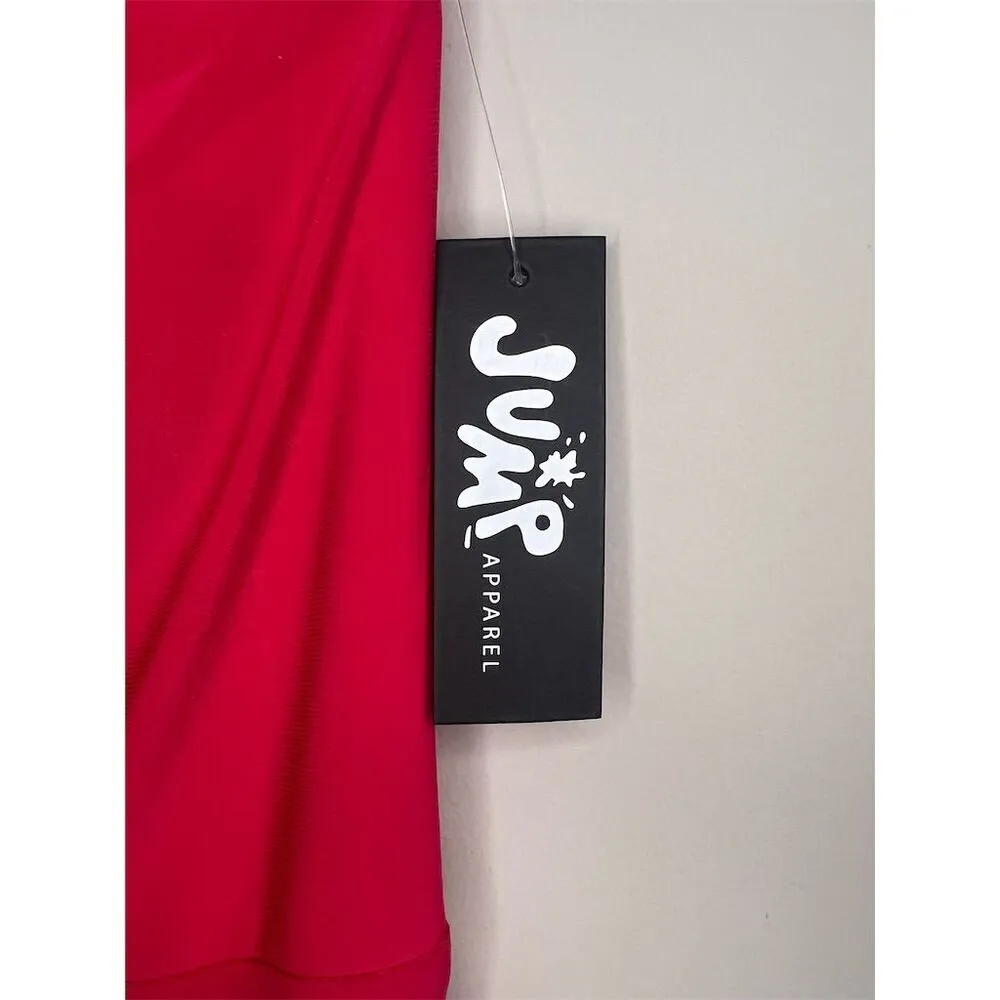 NWT Jump One Shoulder Cutout Jersey Gown Size 7 Fuschia Prom Dress - Image 7