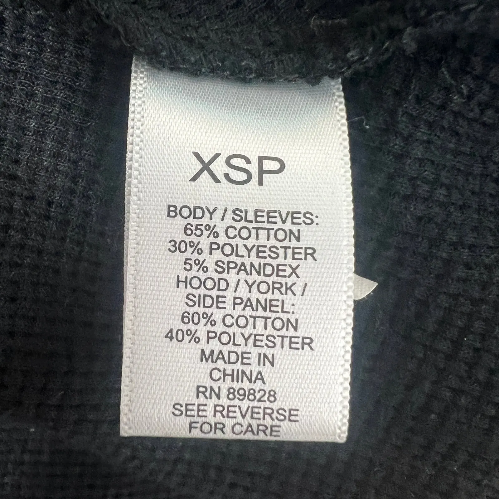 LOGO Lori Goldstein Long Sleeve Black Hooded Tunic Womens Size PetiteXS Pockets - Image 9