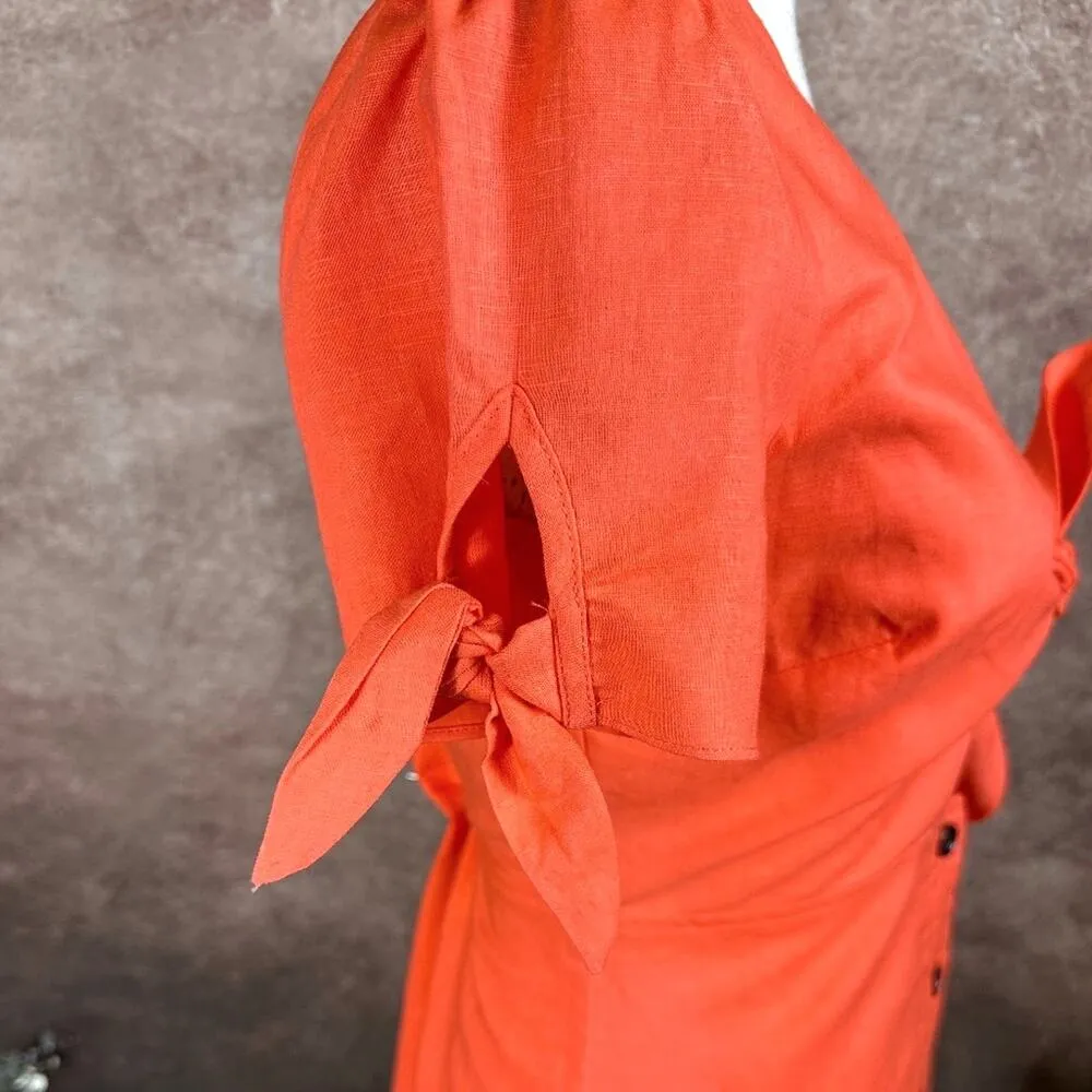 Lost + Wander Women's Papaya Mini Dress-Coral Red S - Image 11