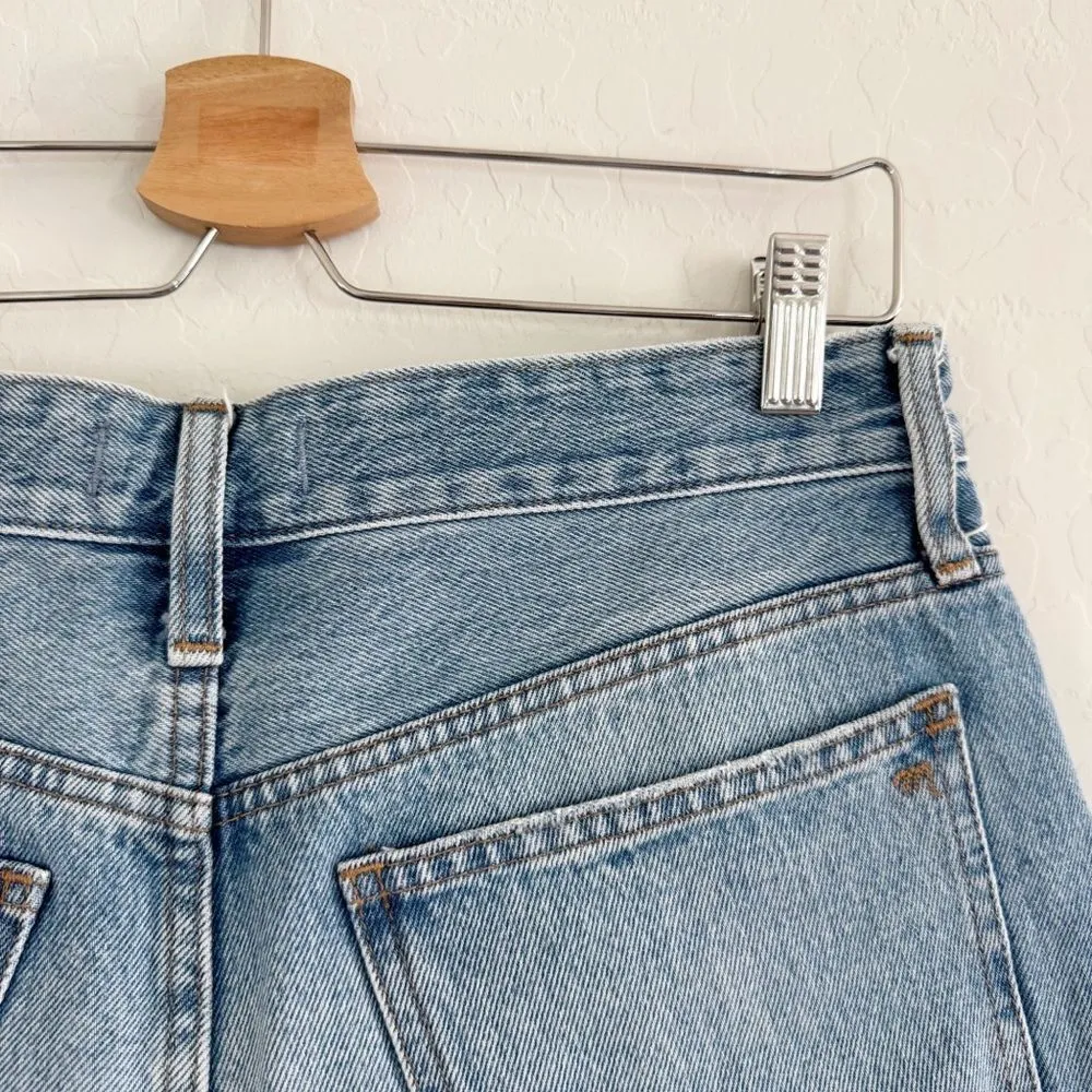 Madewell Relaxed Denim Shorts in Renfield Wash Destructed Edition ND697 - Image 9