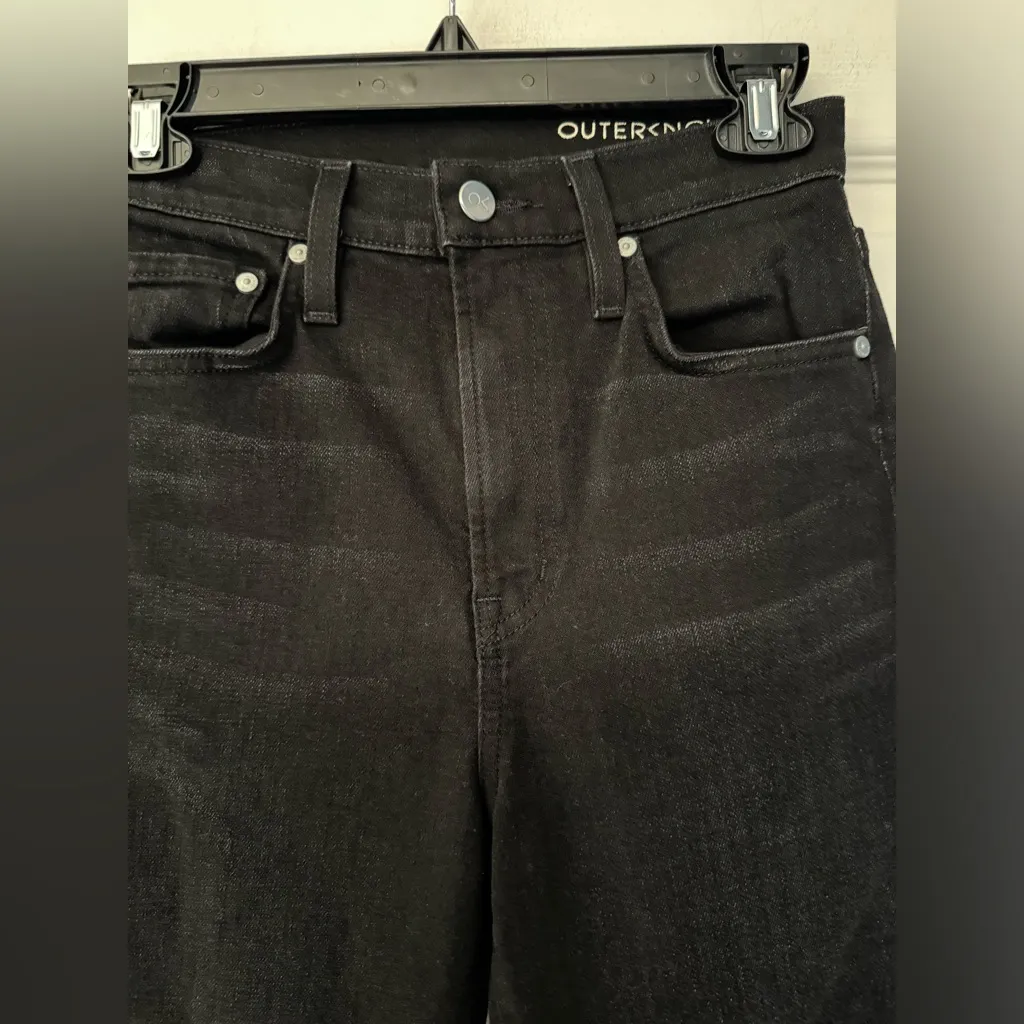 Outerknown S.E.A. Hudson Skinny High Rise Women’s Black Jeans Size 25 - Image 5