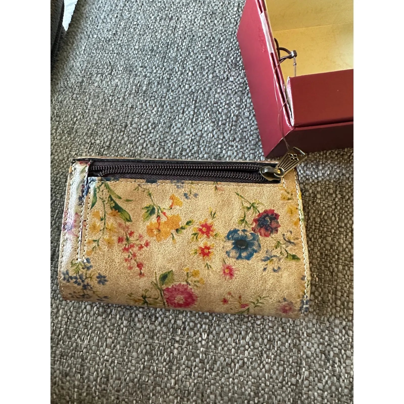 Patricia Nash Floral Wallet Trifold Cork Leather RFID Blocking NWT - Image 4