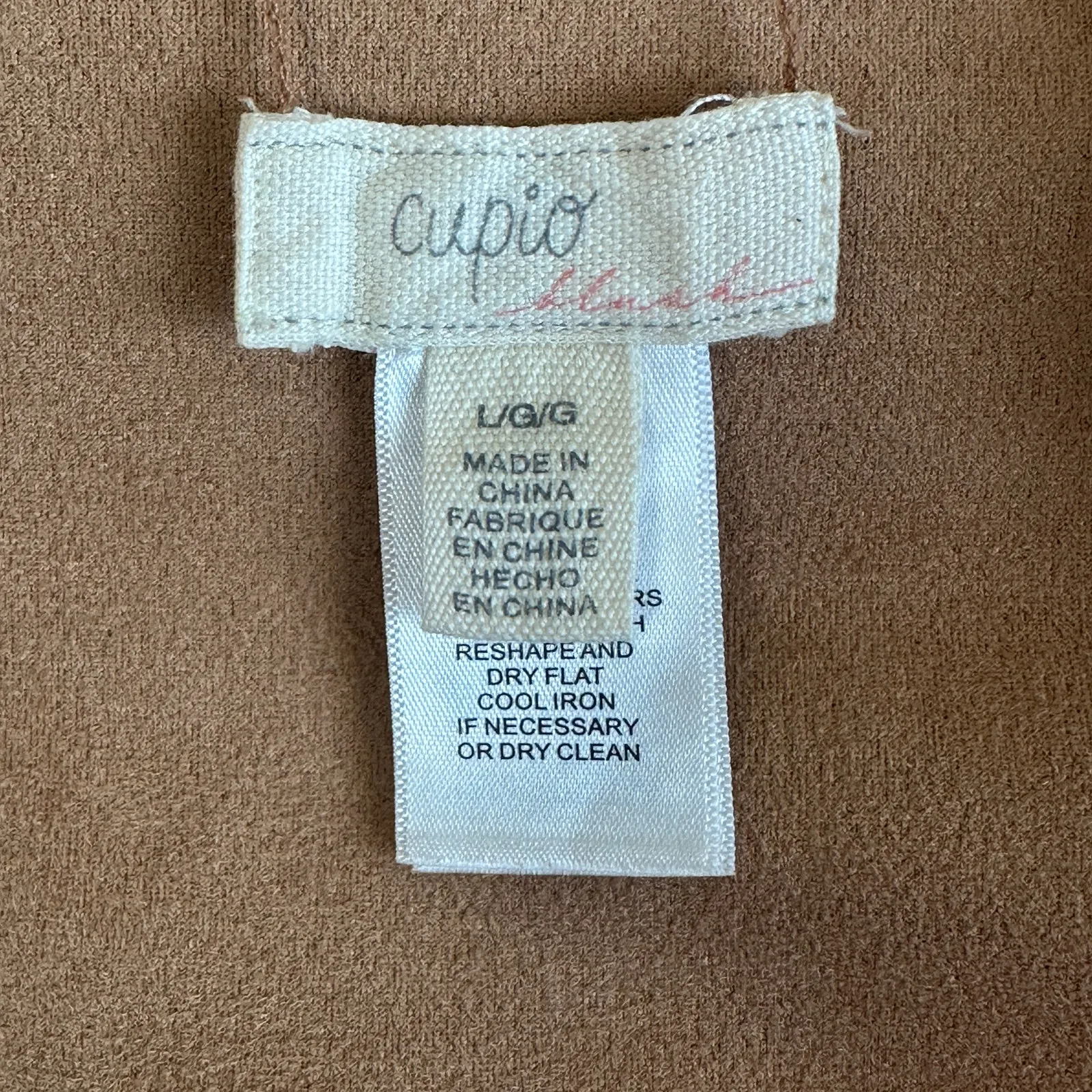 Cupio Cardigan Womens L Brown Black Snake Print Open Front Boho Casual - Image 4