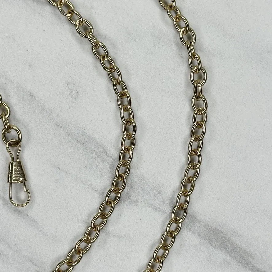 Skinny Gold Tone Chain Link Purse Handbag Replacement Strap ✨ - Image 5