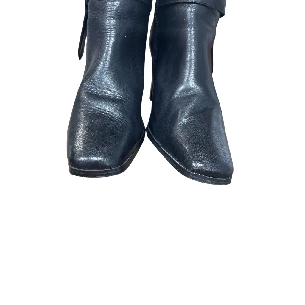 Bruno Valenti Womans Black Leather 3' Riding Equestrian Boots Sz 8.5M SKU 9567 - Image 8