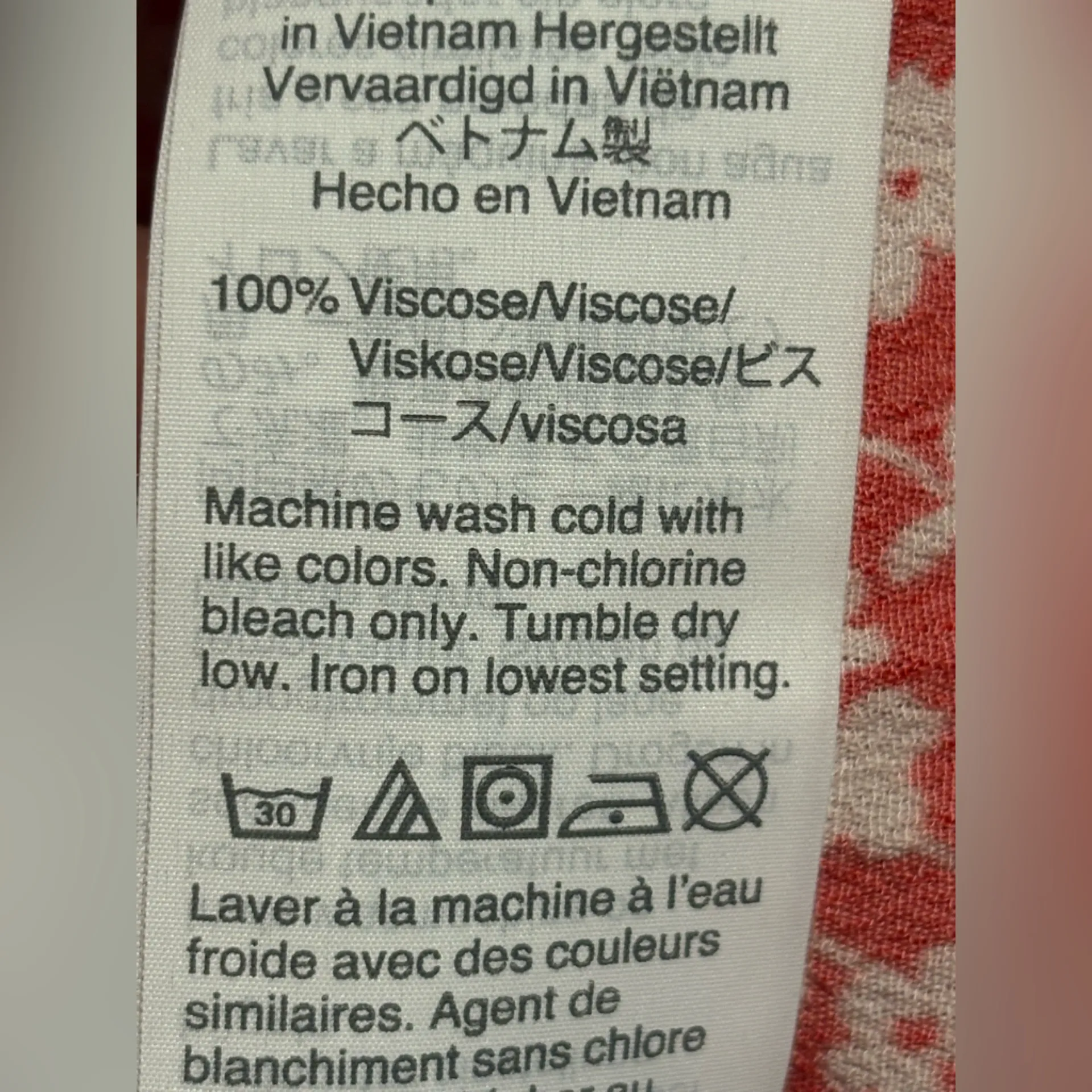 J. Crew Hadid Shirt Dress size XXS red with white floral patterns - Image 6