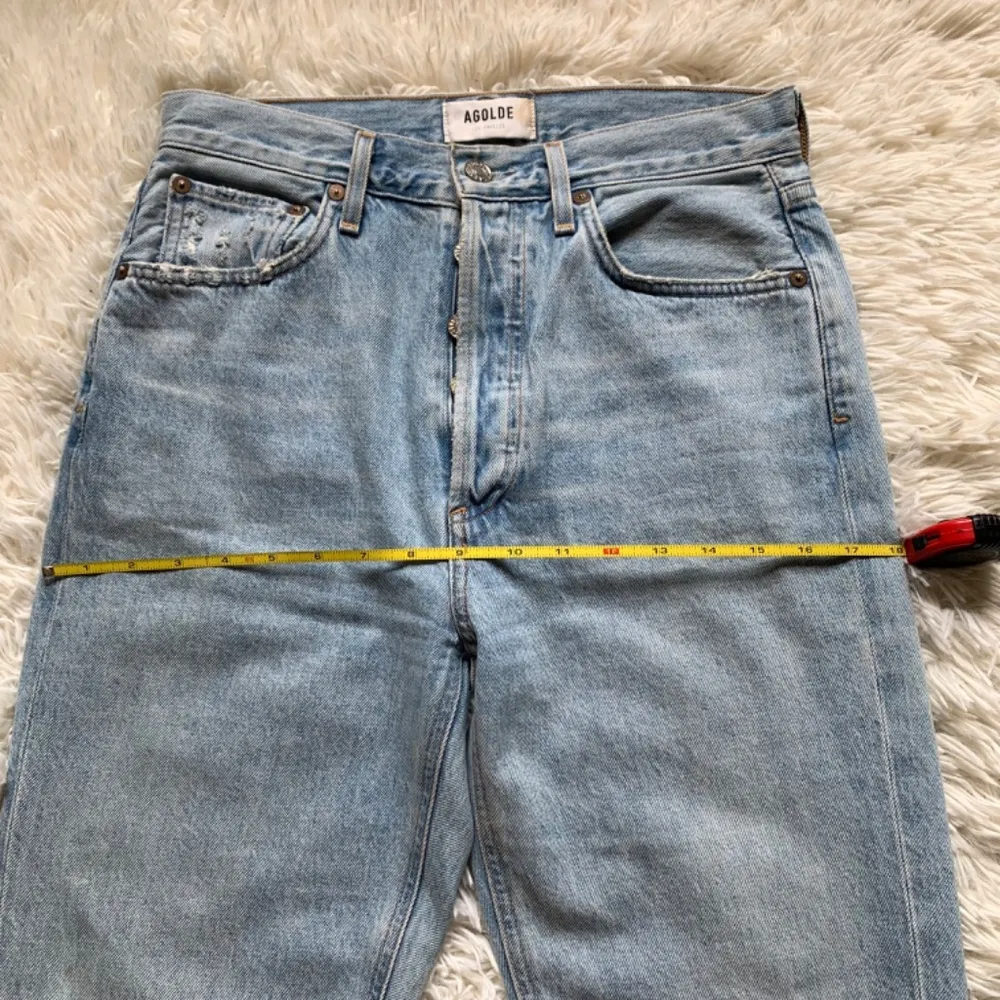 AGOLDE  Riley High Rise Button Fly Jeans Size 27 - Image 12