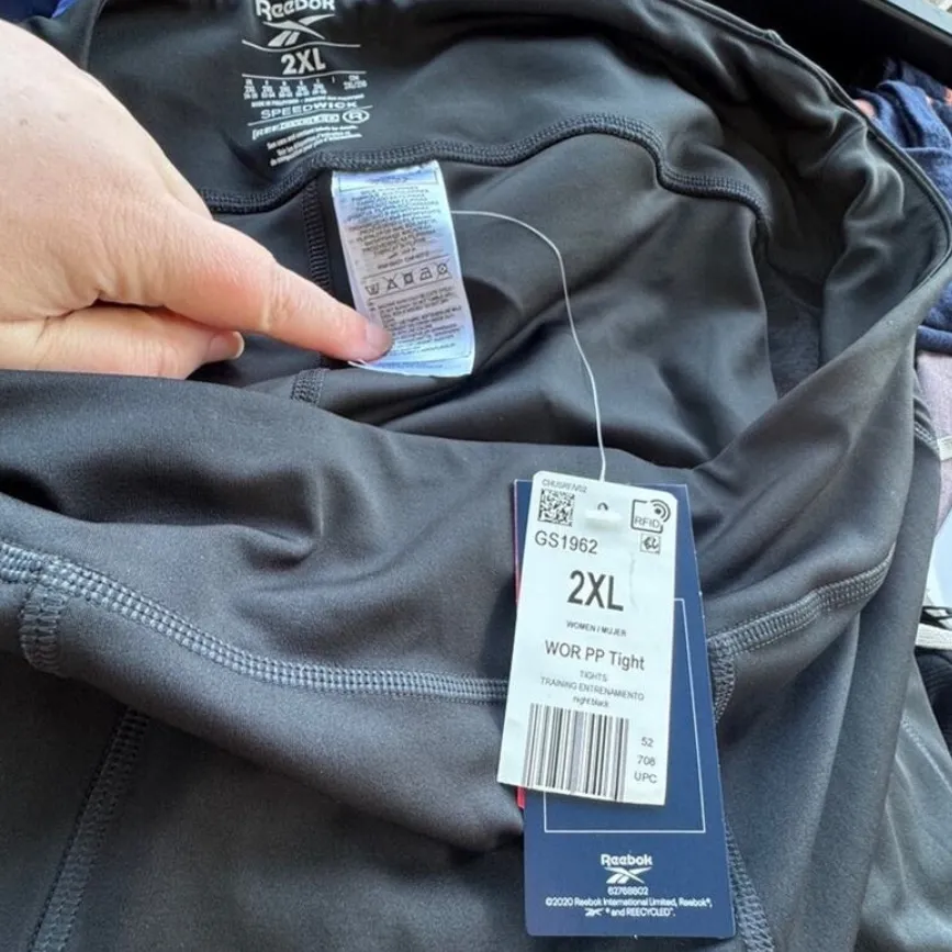 REEBOK WOR PP Tight Speedwick Leggings Size 2X New with Tag MSRP $110 - Image 6