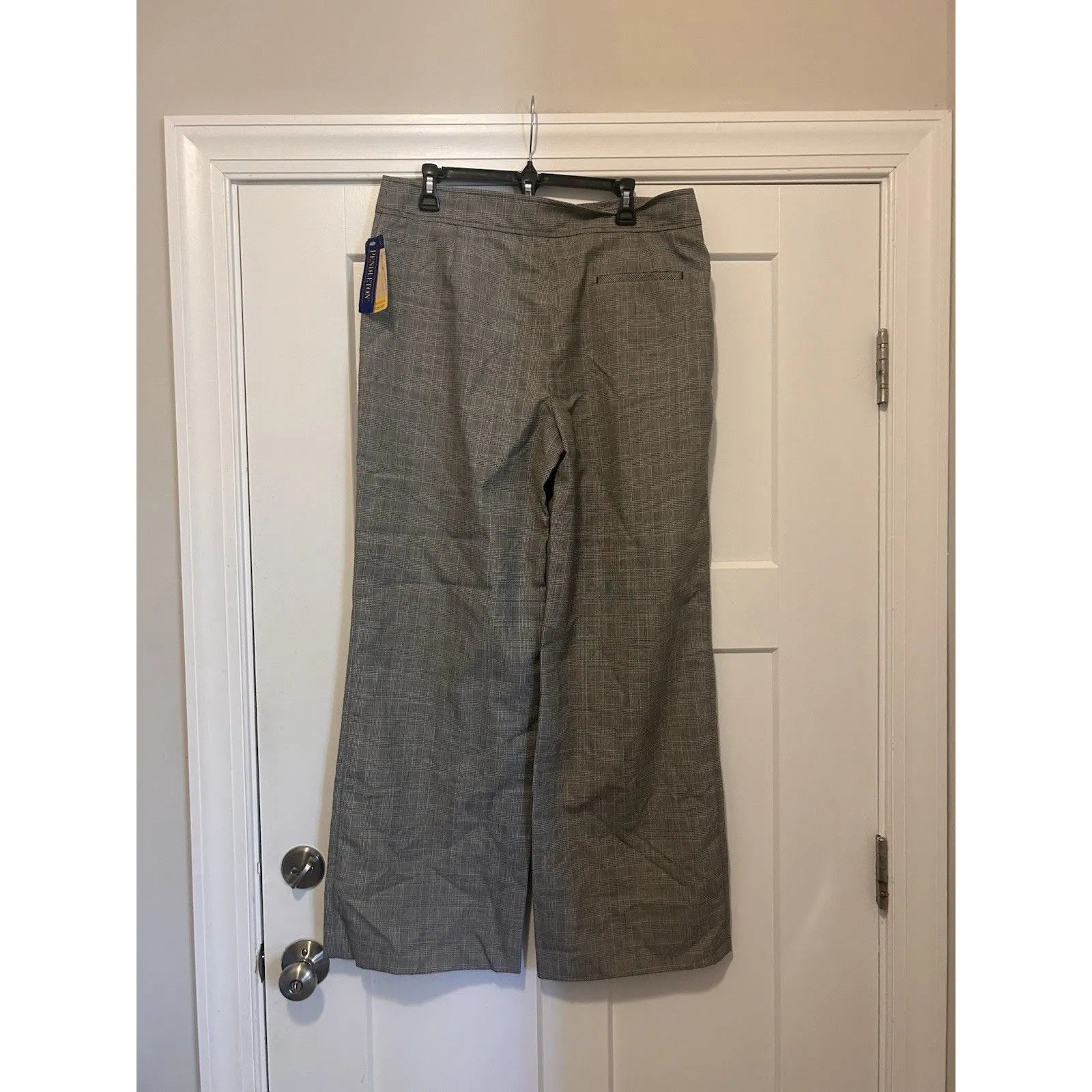 New Vintage Pendleton Size 14 Slacks Trousers Dress Pants Wool Tweed Houndstooth - Image 10