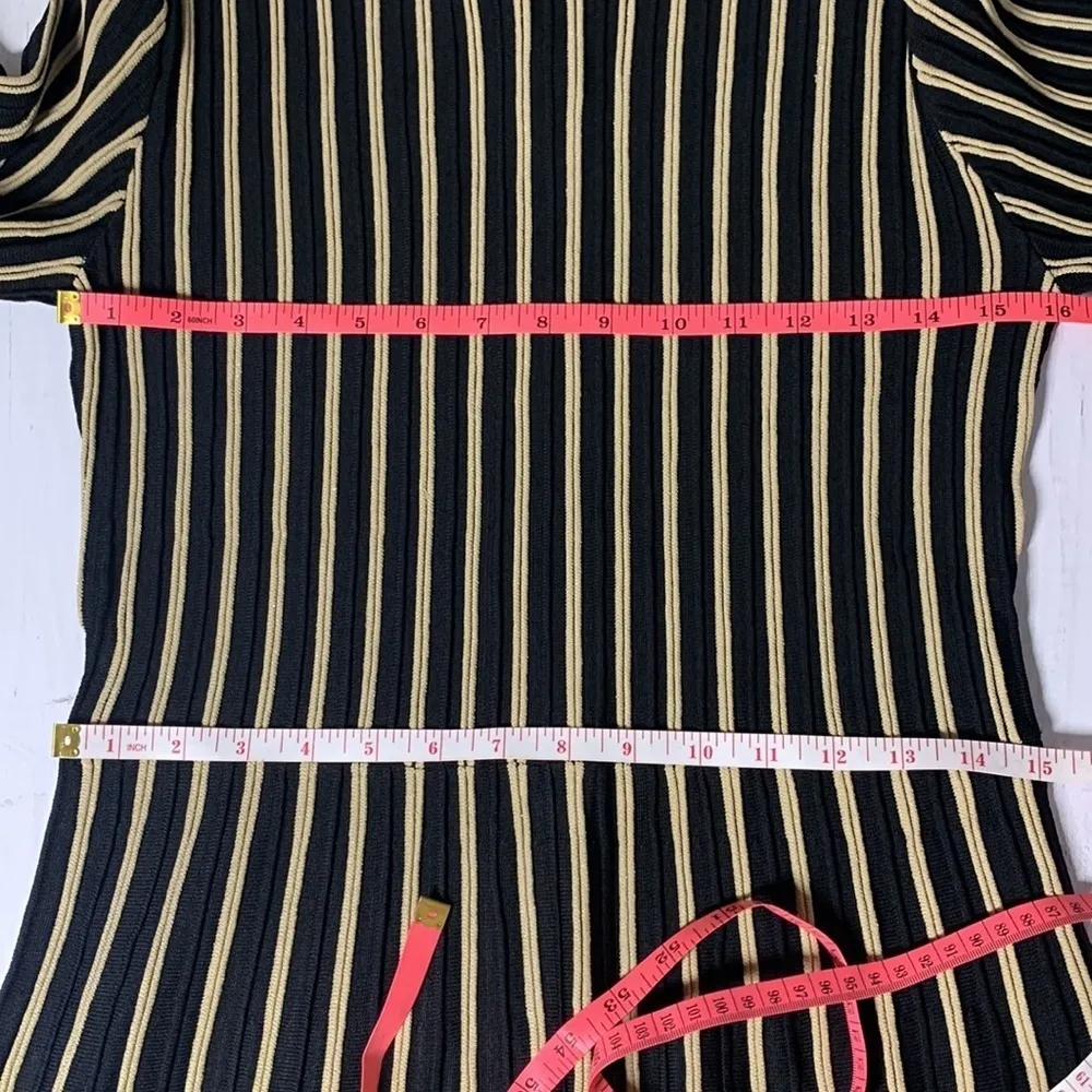 Rachel Roy Collection Vertical Ribbed Casual Knee Length Dress - Image 13