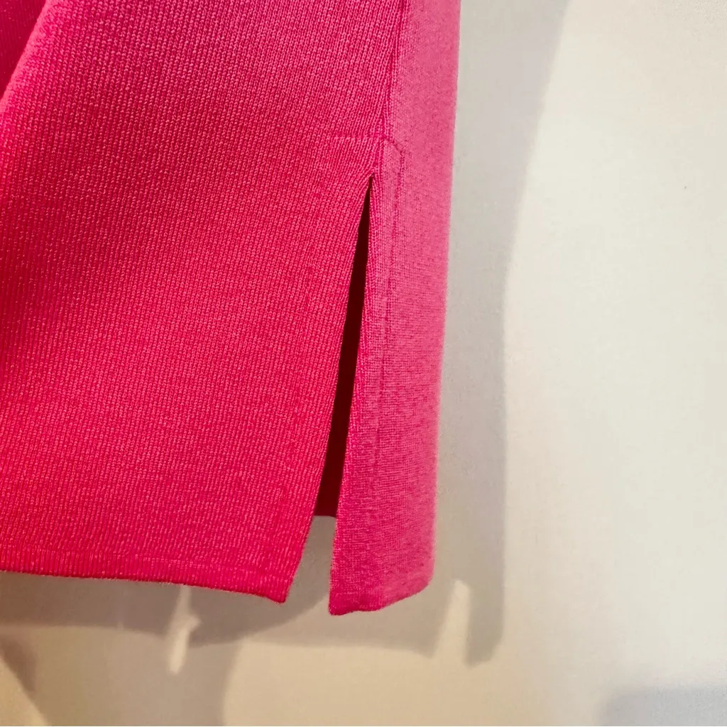 Misook Camisole Tank Top 100% Acrylic Women's XS Pink Career‎ Luxury Knit - Image 5