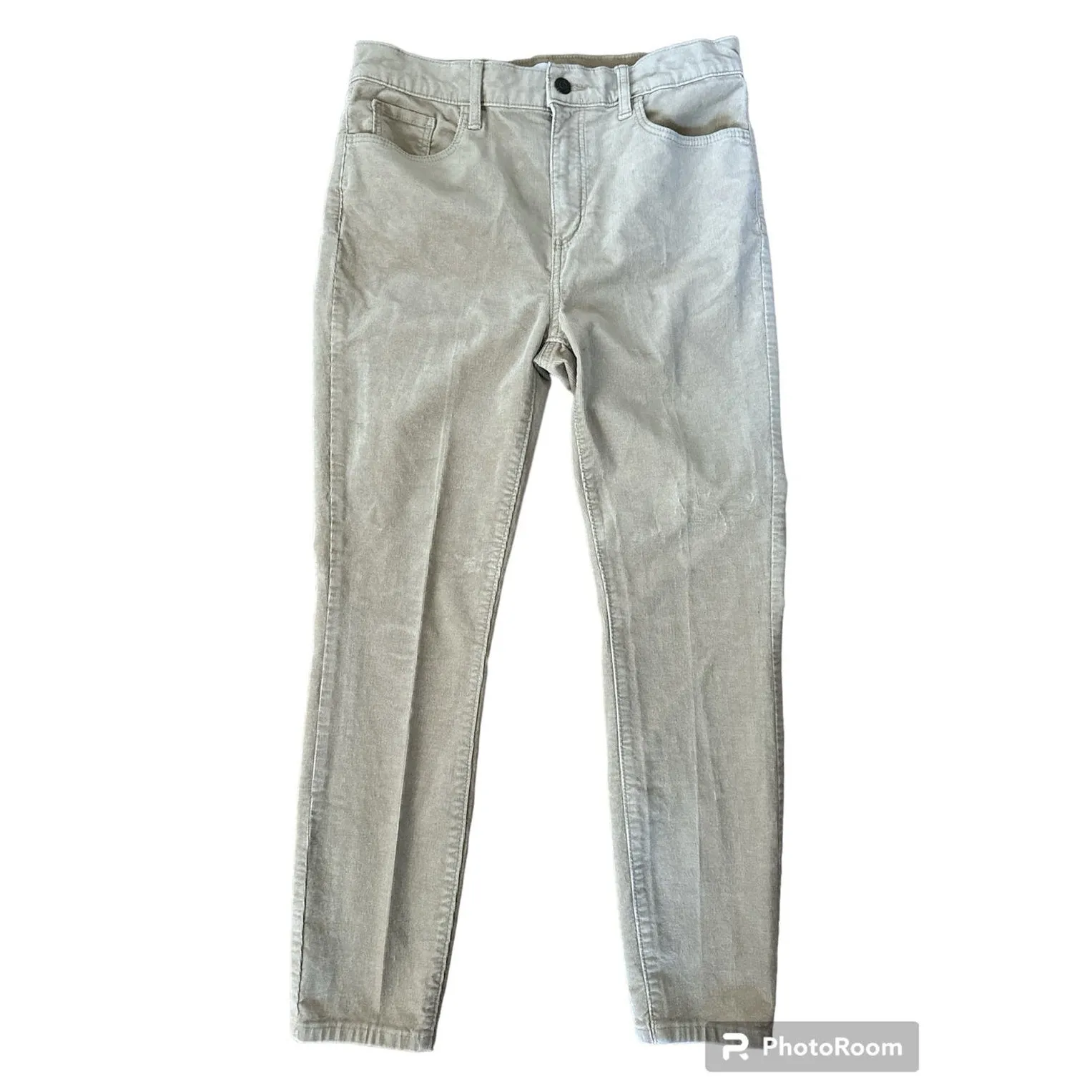 Loft high rise skinny corduroy pants bundle of 2 pairs tan & camel size 6 - Image 12