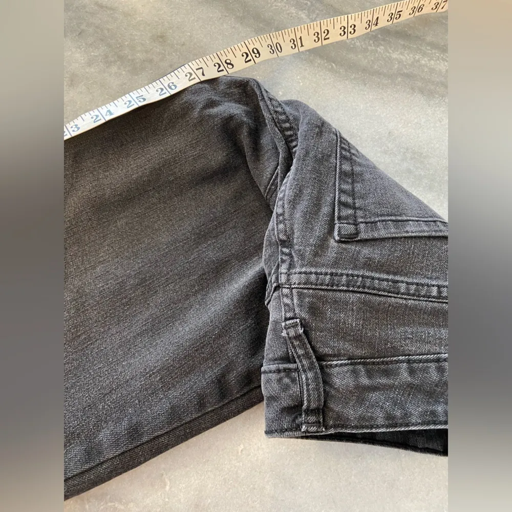 Nine West Size 4 Super Skinny Black Gray Denim Jeans Mid Rise 5 Pocket - Image 8