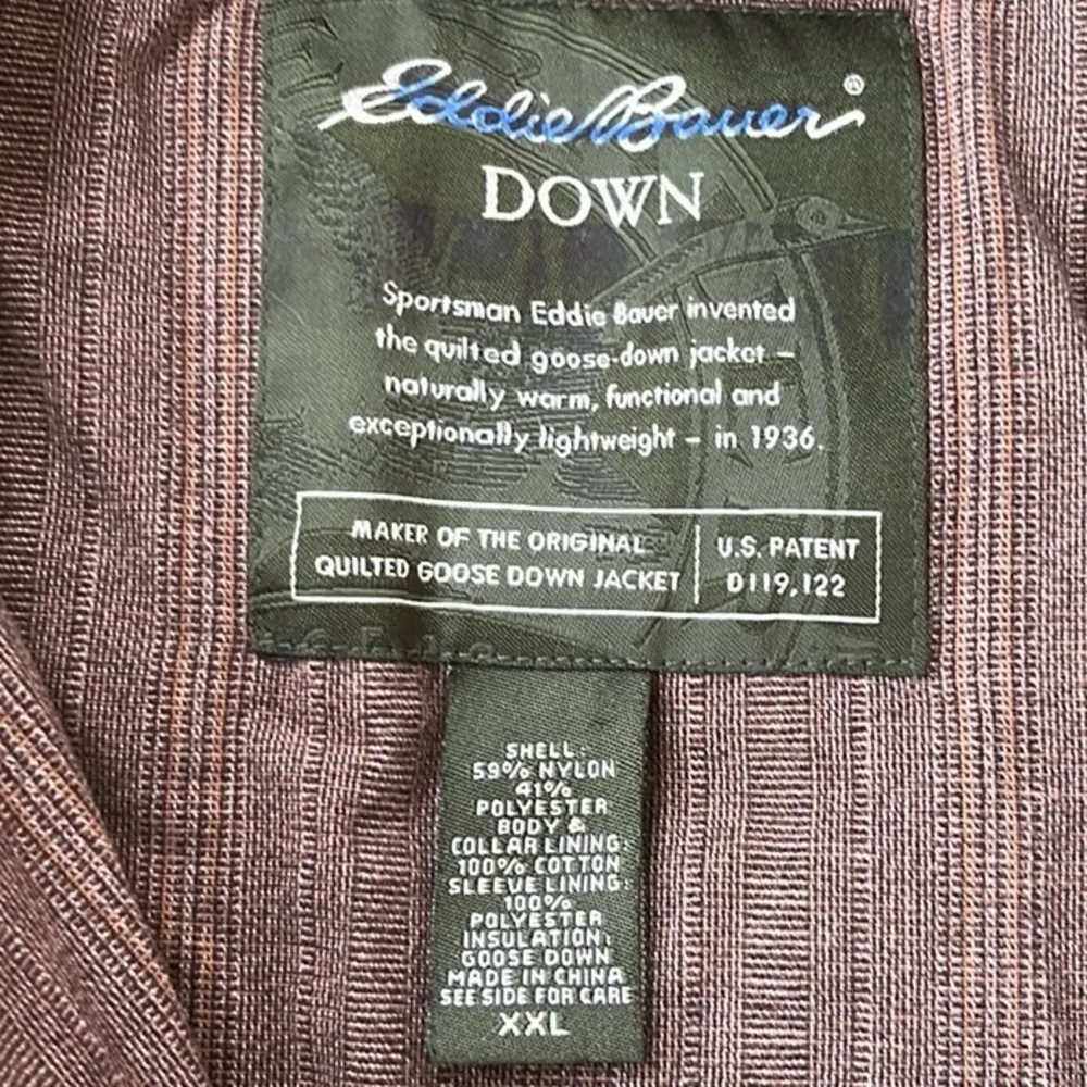 EUC Eddie Bauer Goose Down Puffer Coat Red Size XXL (1X) - Image 3