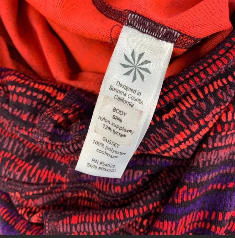 Retreat Churatanga Striped Leggings XXS Red - Image 10