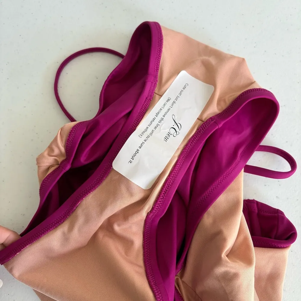 NWT J. Crew Heritage balconette underwire one-piece swimsuit Fuchsia berry 8 - Image 10