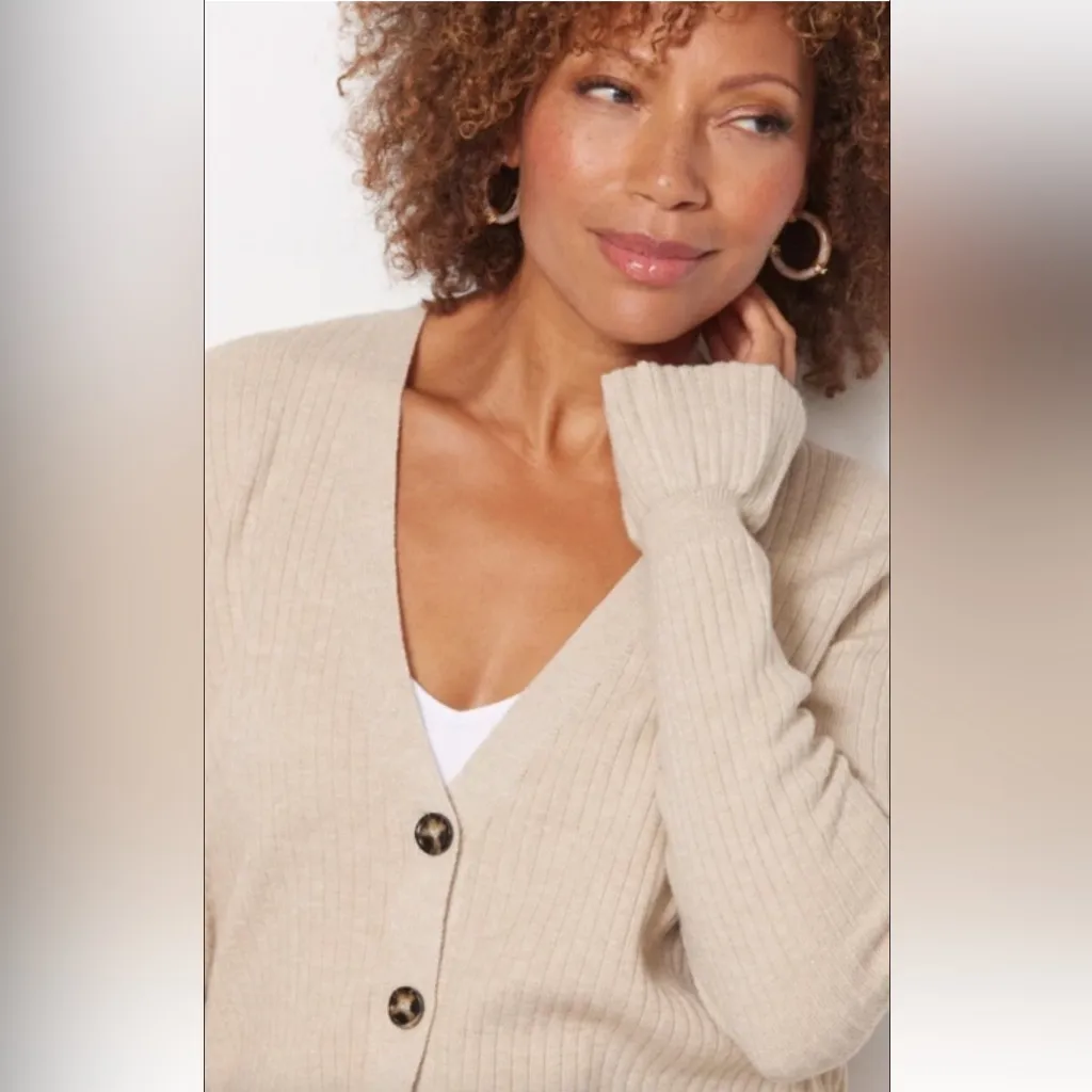 NWT Evereve RD Style Raquel River Cardigan Sz L - Image 2