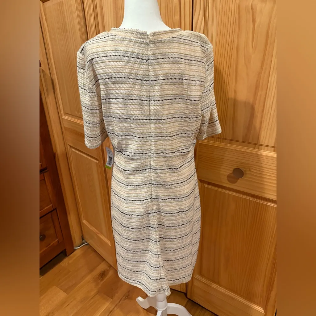 Madison Leigh Wmns Sz 14 Multicolor
Polyester Round Neck Half Sleeve Dress NWT - Image 2