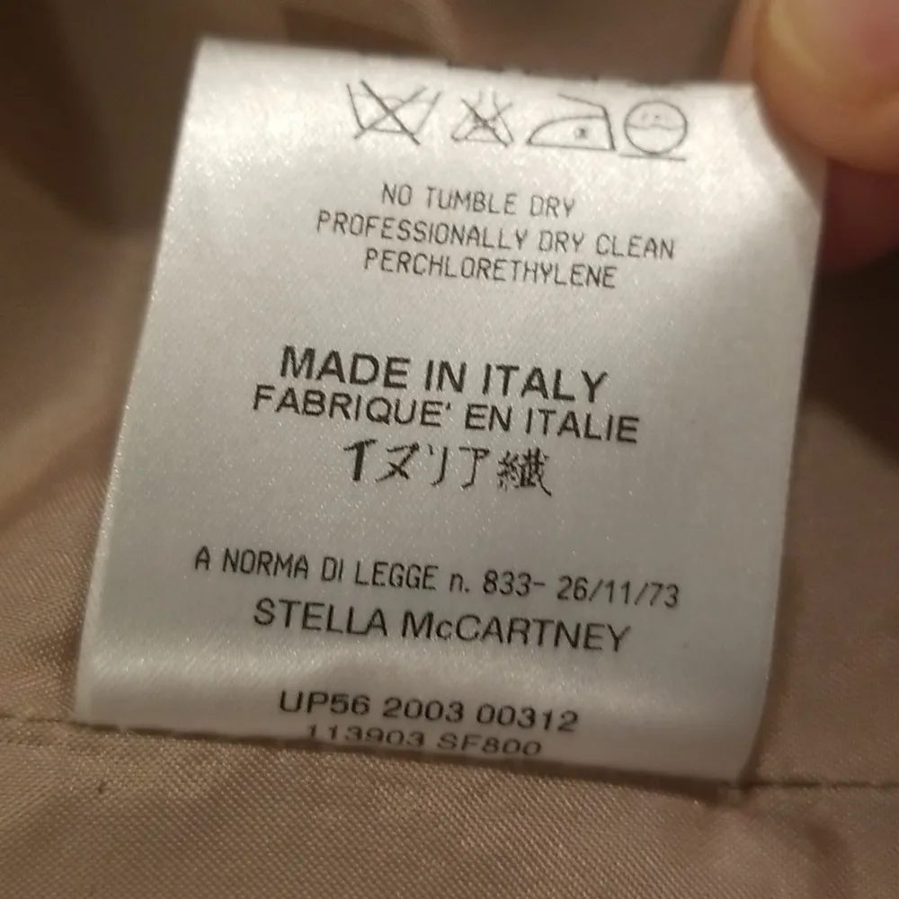 💕STELLA McCARTNEY💕 Wool Cashmere Short Wrap Coat ~ Blush Pink EU 42 - Image 12