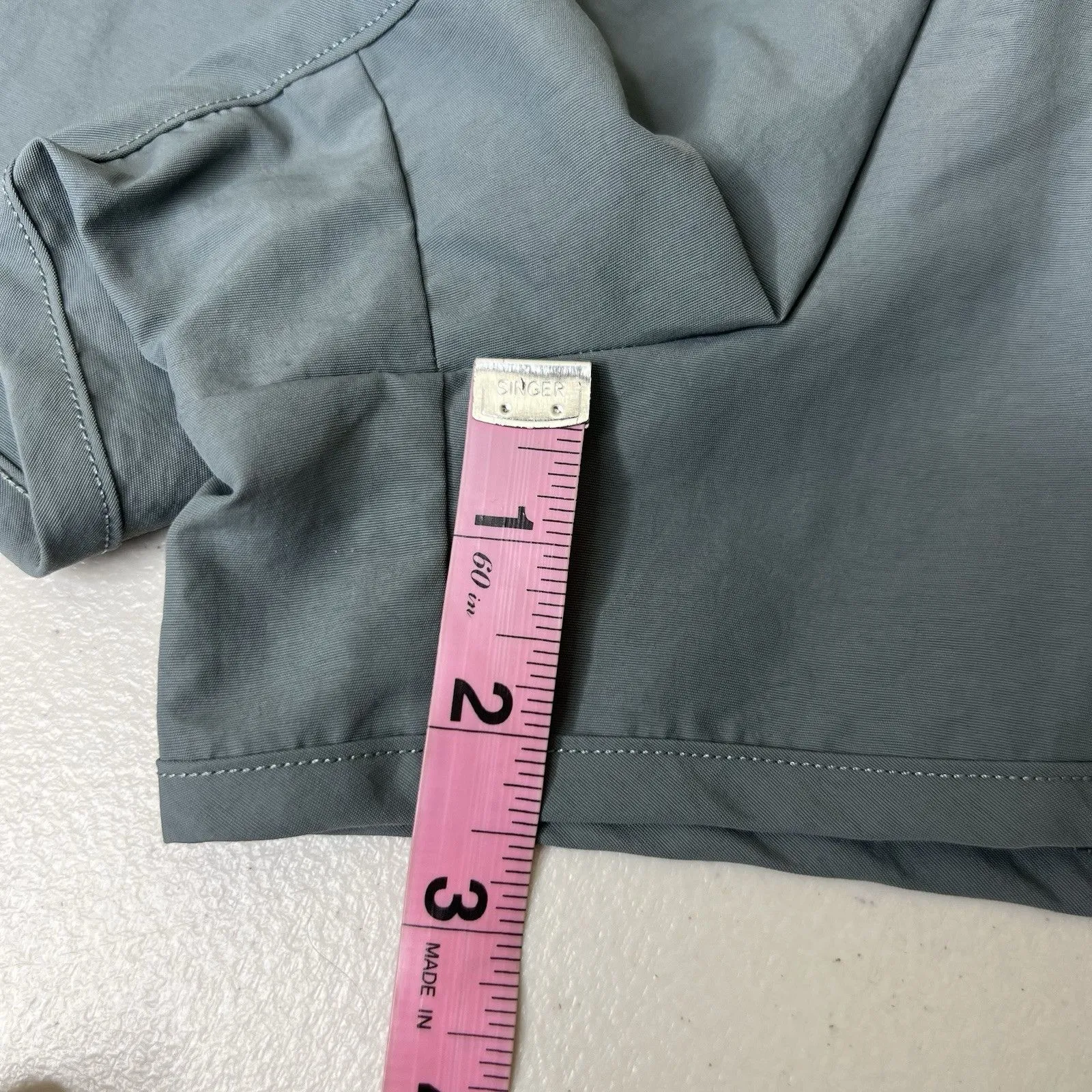 Gymshark Shorts Womens Size XS Teal Retro Waistband Short 2.5” Inseam - Image 8