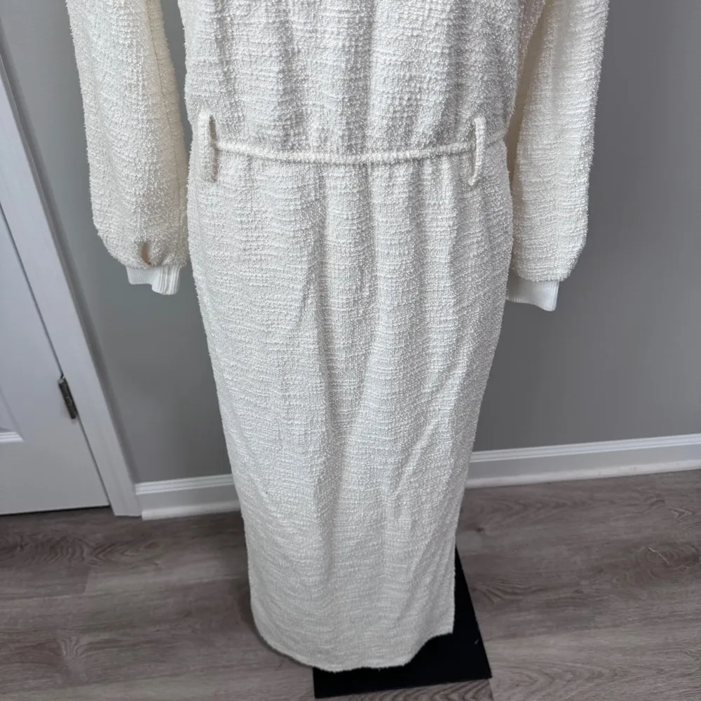 Dolan Anthropologie Jacqueline Sweater Dress Cream Maxi Ivory Bone Left Coast - Image 6