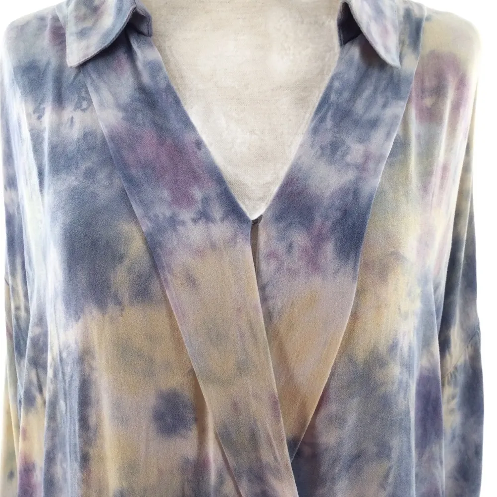 Young fabulous& broke Jayden Tie Dye Surplice Top - Image 2