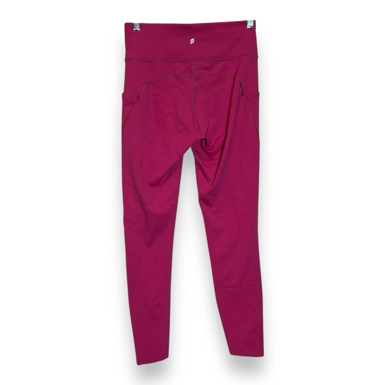 Peloton Move Mission Tulip Hem Leggings Sz M High Rise Pink Cycling Athletic - Image 3