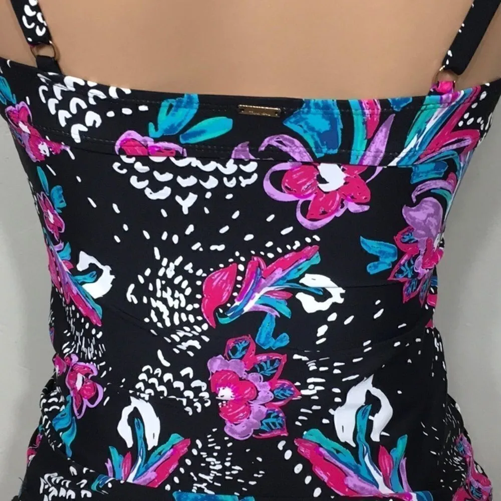 New. Anne Cole floral tankini set.  34B-32C top/ M-bottom   Retails $159 - Image 8
