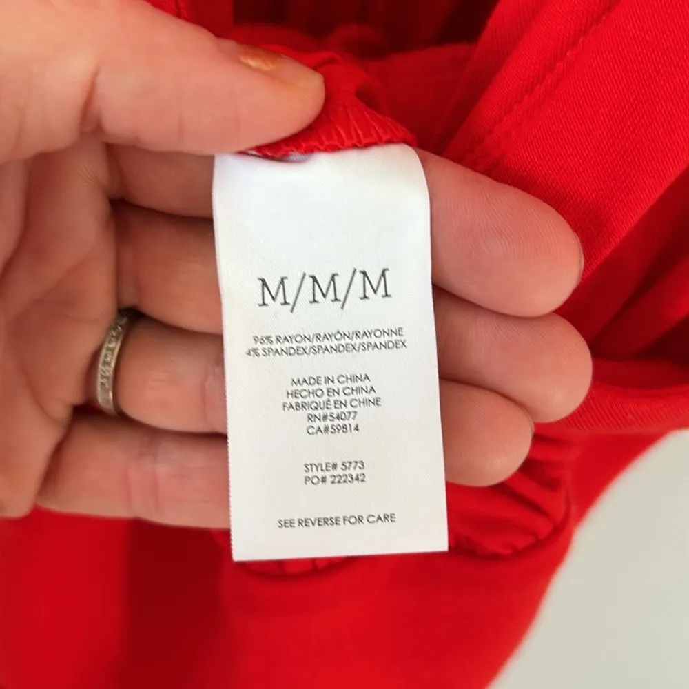 Cabi Uptown Jumpsuit Size M Cap Sleeves Cropped Wide Leg French Terry - Image 12