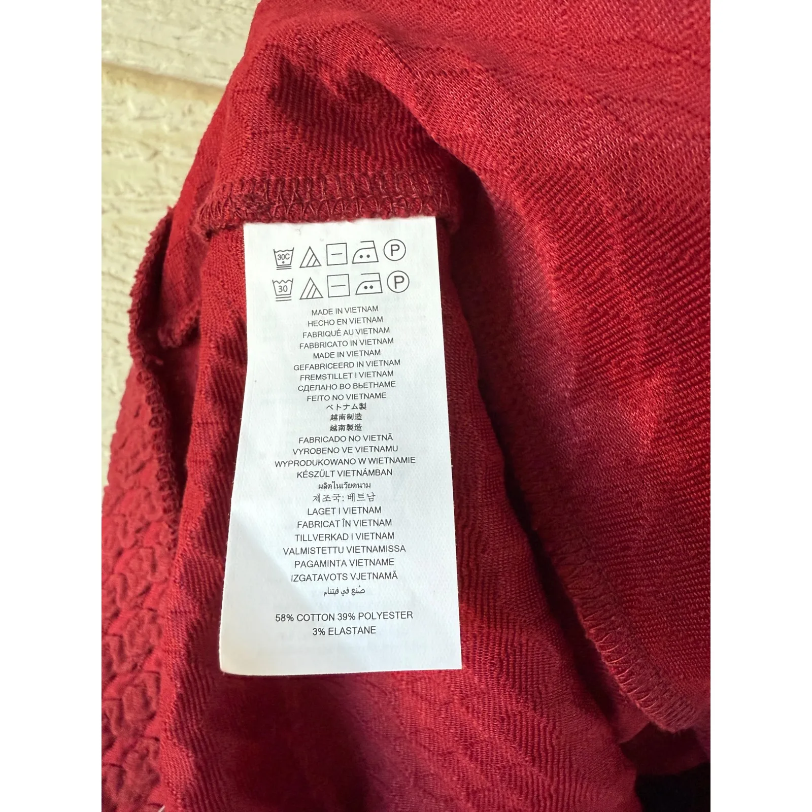 Michael Kors Cinnabar Red‎ Quilted Pencil Skirt Career Workwear Size Medium NWT - Image 6