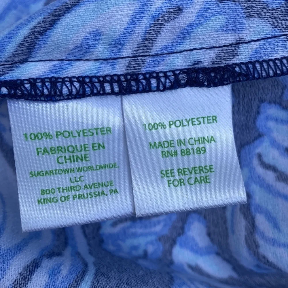 Lilly Pulitzer Navy Seashell Kailen Short Shorts With Pockets - Image 8