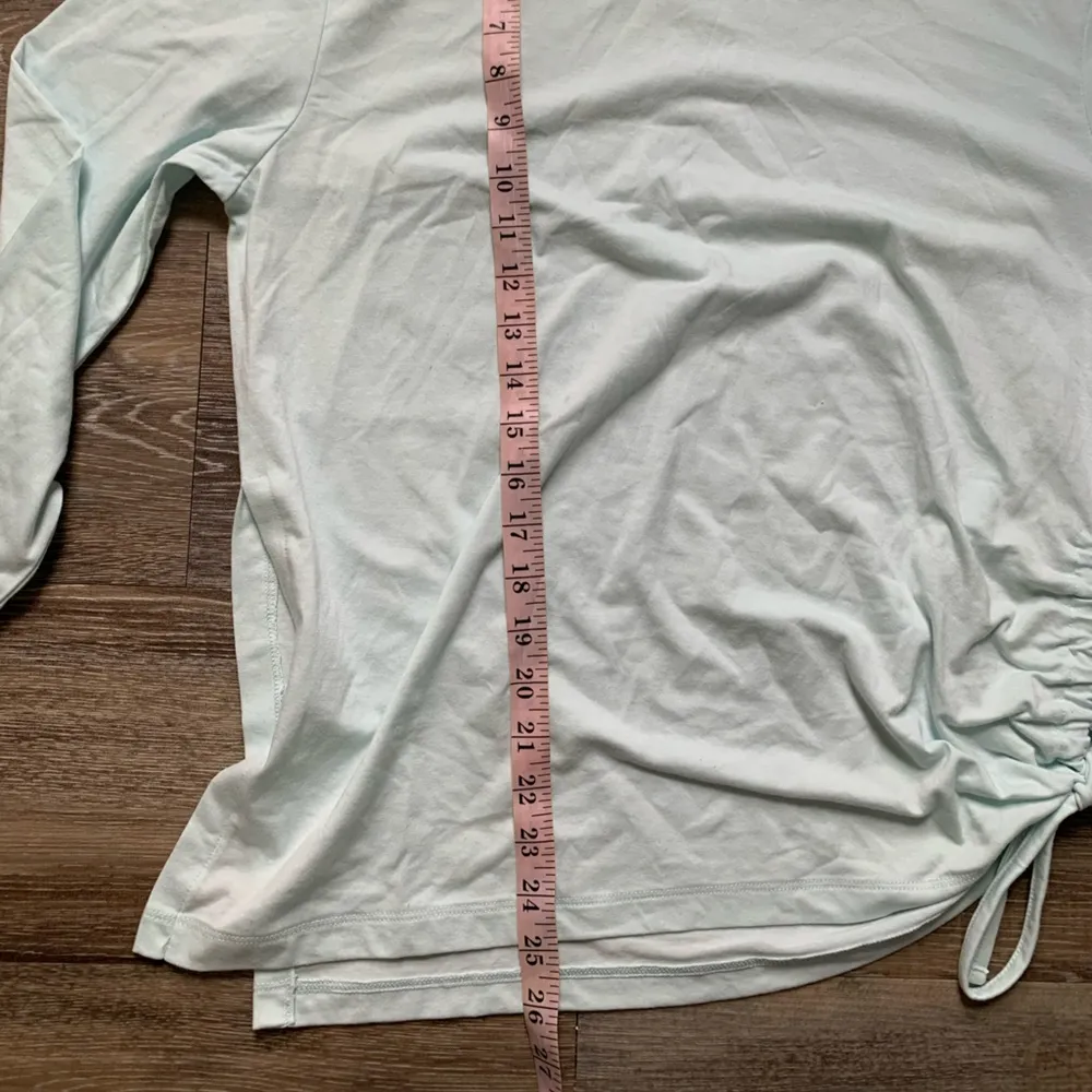 Apana Light Blue Long Sleeve Workout Shirt M - Image 6